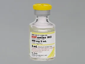 dopamine 800 mg/5 mL (160 mg/mL) intravenous solution