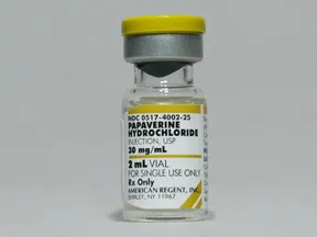 papaverine 30 mg/mL injection solution