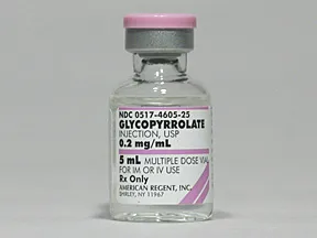 glycopyrrolate 0.2 mg/mL injection solution