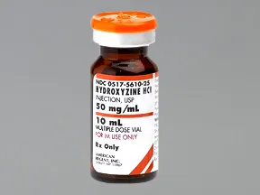 hydroxyzine HCl 50 mg/mL intramuscular solution