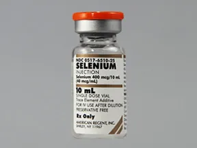 selenium 40 mcg/mL intravenous solution