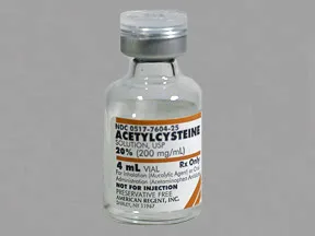 acetylcysteine 200 mg/mL (20 %) solution