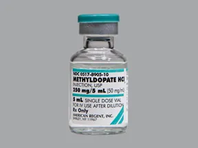 methyldopate 250 mg/5 mL intravenous solution