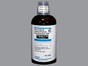 oxycodone 5 mg/5 mL oral solution