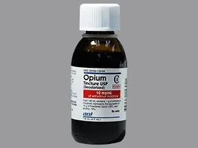 opium tincture 10 mg/mL (morphine) oral