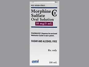 morphine 10 mg/5 mL oral solution