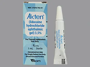 Akten (PF) 3.5 % eye gel
