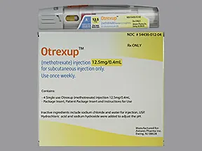Otrexup (PF) 12.5 mg/0.4 mL subcutaneous auto-injector