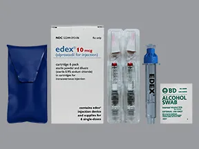 Edex 10 mcg intracavernosal kit