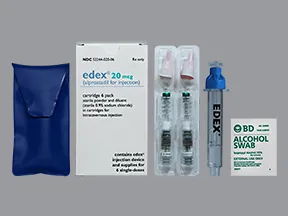 Edex 20 mcg intracavernosal kit