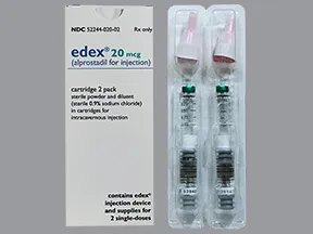 Edex 20 mcg intracavernosal kit