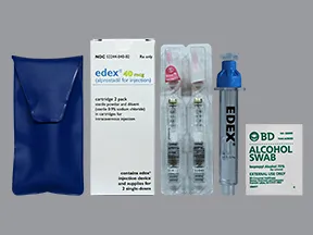 Edex 40 mcg intracavernosal kit