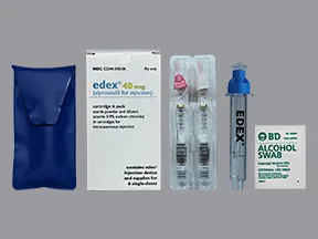 Edex 40 mcg intracavernosal kit