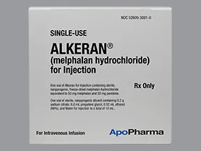 Alkeran (as HCl) 50 mg intravenous solution
