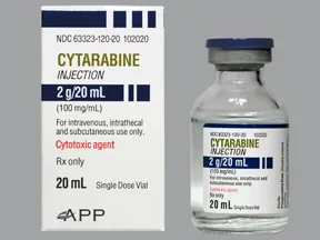 cytarabine (PF) 2 gram/20 mL (100 mg/mL) injection solution
