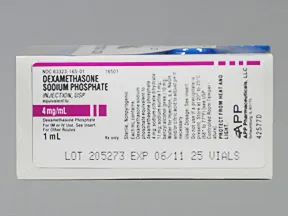 dexamethasone sodium phosphate 4 mg/mL injection solution