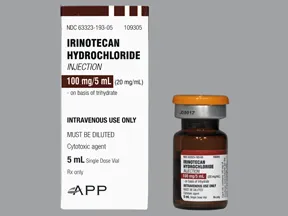 irinotecan 100 mg/5 mL intravenous solution