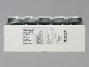 lidocaine (PF) 20 mg/mL (2 %) intravenous solution