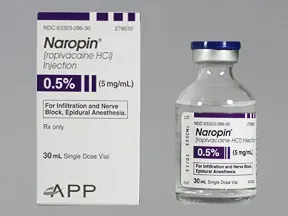 Naropin (PF) 5 mg/mL (0.5 %) injection solution