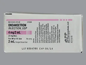 ondansetron HCl (PF) 4 mg/2 mL injection solution