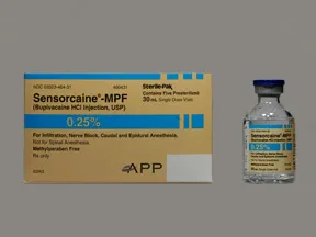 Sensorcaine-MPF 0.25 % (2.5 mg/mL) injection solution