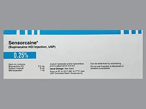Sensorcaine 0.25 % (2.5 mg/mL) injection solution