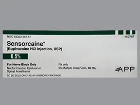 Sensorcaine 0.5 % (5 mg/mL) injection solution