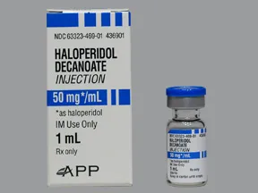 haloperidol decanoate 50 mg/mL intramuscular solution