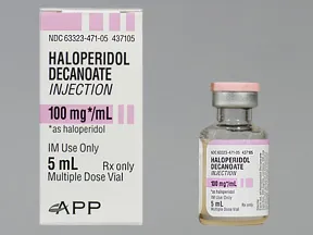 Haldol decanoate 100 mg im