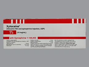 Xylocaine with Epinephrine 1 %-1:100,000 injection solution