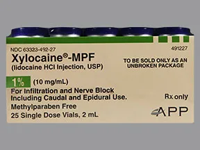 Xylocaine-MPF 10 mg/mL (1 %) injection solution
