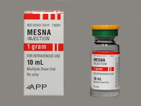 mesna 100 mg/mL intravenous solution