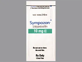Sympazan 10 mg oral film