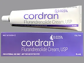 Cordran 0.025 % topical cream