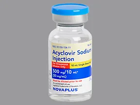 acyclovir sodium 50 mg/mL intravenous solution