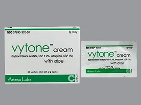 Vytone 1.9 %-1 % topical cream packet