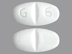 This medicine is a white, elliptical, scored, film-coated, tablet imprinted with 