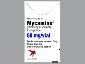 Mycamine 50 mg intravenous solution