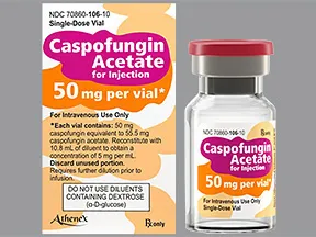 caspofungin 50 mg intravenous solution