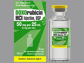doxorubicin 50 mg/25 mL intravenous solution