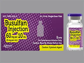 busulfan 60 mg/10 mL intravenous solution