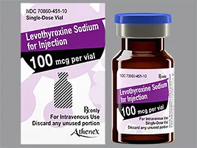 levothyroxine 100 mcg intravenous powder for solution