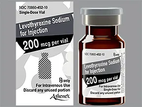 levothyroxine 200 mcg intravenous powder for solution