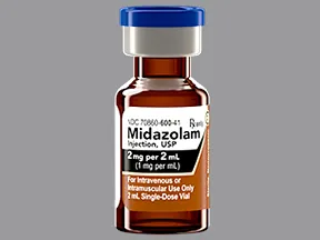 midazolam 1 mg/mL injection solution