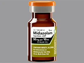 midazolam 5 mg/mL injection solution