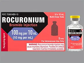 rocuronium 10 mg/mL intravenous solution