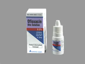 ofloxacin 0.3 % ear drops