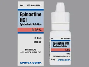 epinastine 0.05 % eye drops