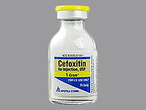 cefoxitin 1 gram intravenous solution