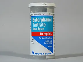 butorphanol 10 mg/mL nasal spray